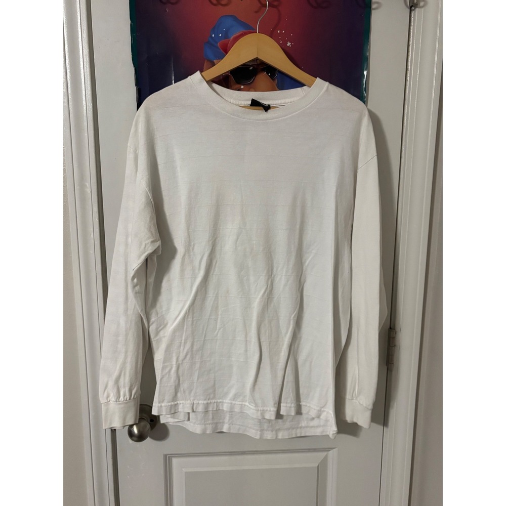 Independent Truck Company Mens Long Sleeve Skate T-Shirt White Cross Logo Large
